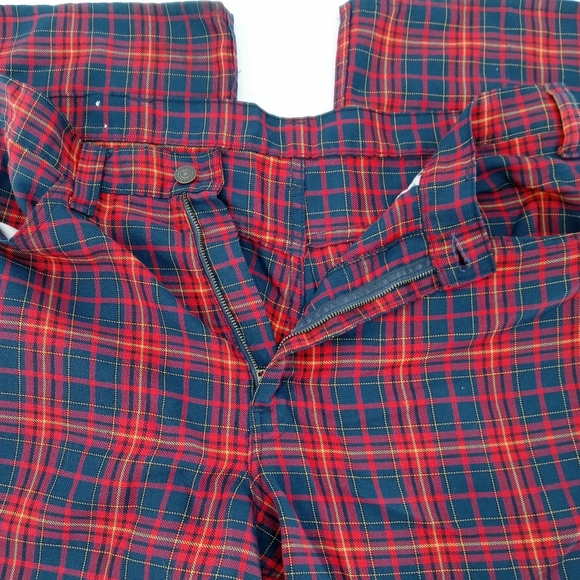Levi's Vintage '80s Plaid Gentlemen Jeans - Picture 3 of 9